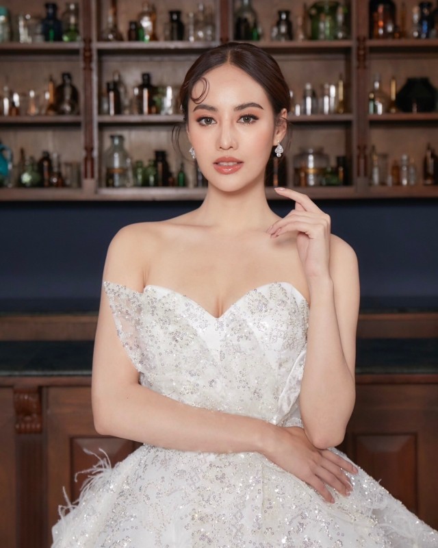 Wedding photo of ถ่ายแบบ and การ์ตูน ณัฐฌา บุญปอง